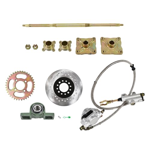 32in 815mm Go Kart Live Rear Axle Kit Replacement for
