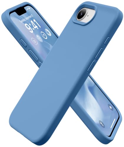 Image of GolbinBox Magnetic for iPhone 17e /16e Case, Silicone Cover, Lake Blue