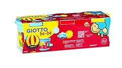 Giotto 4631 00 Be bè - Pasta da modellare, 3 barattoli da 220 grammi, colori standard