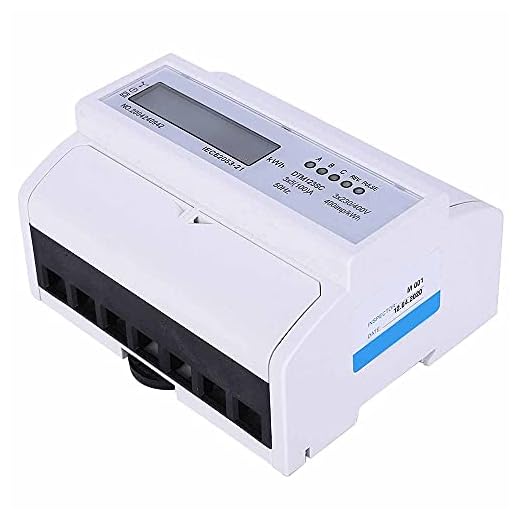 Energimätare DTM123SC 3-fas KWh-mätare med LCD-skärm Energiförbrukning Digital elkraftmätare 5-100A