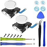 スイッチライト用ジョイスティック 交換用 ジョイスティック 修理ジョイスティック交換ツールキット スイッチライトと任天堂ジョイコンコントローラー用 トライウィングスクリュードライバー サムグリップキャップ ピンセット