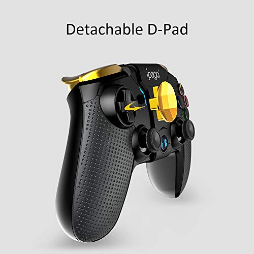 Andoer PG-9118 Gamepad sem fio 3 em 1 + joystick + suporte telescópico BT Game Controller Smartphone