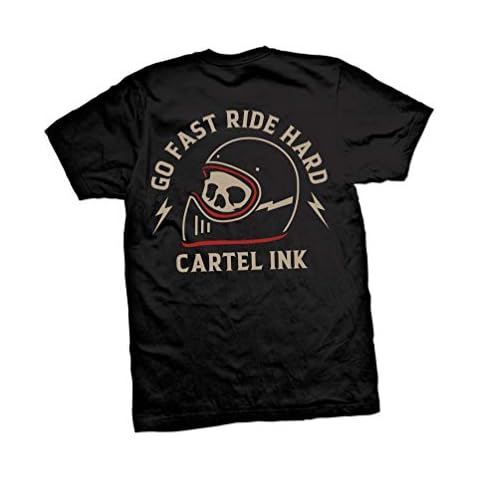 cartel ink Moto Men's T-Shirt (2XL) Black Cover