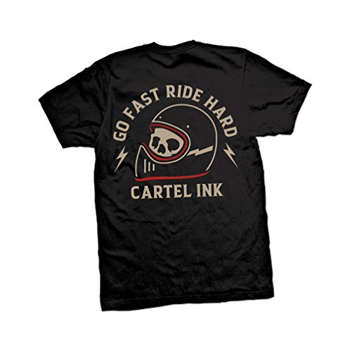 cartel ink Moto Men's T-Shirt (2XL) Black
