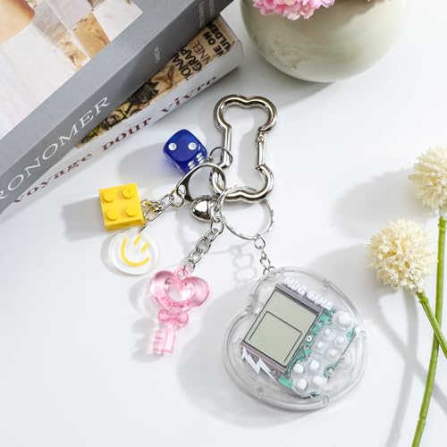 MUCOOS Gaming Keychain Mini Video Game Keychain Gamer Accessories Gamer Gifts for Men Women Birthday Christmas Graduation