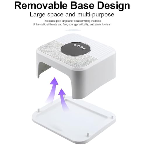 Image of THR3E STROKES Professional Intelligent LED Automatic Sensor LED UV Nail Dryer Nail Curing Nail Art Lamp Manicure Pedicure Tool Gel Based Nail Polish for All Kind of Nail Paints (268W L5)