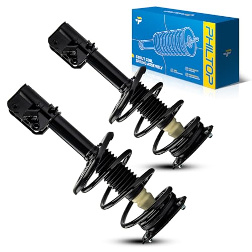 Image of PHILTOP Front Struts Assembly Shock Absorber Direct Replacement for 2007-2012 Nissan Altima GAS 2013 Altima 2.5L Coupe, Quick Suspension 172393 172392, Struts with Coil Spring Assemblies Set of 2