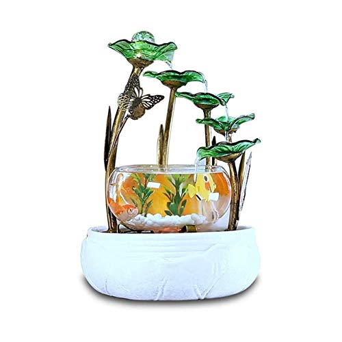 Fontaine en céramique anti-stress petit aquarium pour meuble TV et salon