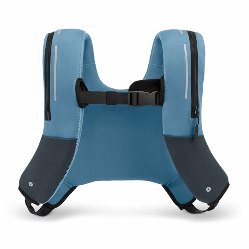 Image of ZULU Weighted Vest Machine Washable Fresh Layer for Women & Men for Walking, Running & Strength Training, Phone Pockets, Adjustable Reflective Straps | 12lbs, 16lbs, 20lbs