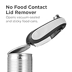 Kitchen Mama One-To-Go Electric Can Opener: One-Touch Operation, Auto-Detect Can Shapes, Auto-Stop, Smooth Edge, Lid Lift, Battery Operated (White) - Image 5