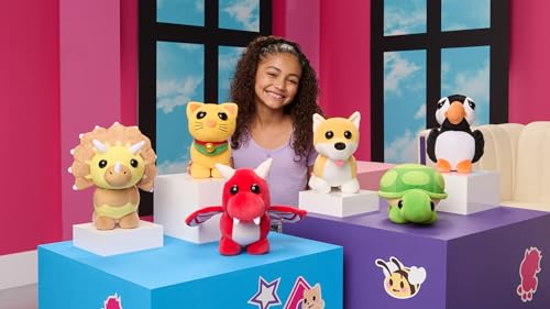 Adopt Me! AME0103-20 cm Plüsch - Shiba-Inu, offizielles Plüsch mit Spielcode