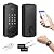 Fingerprint Smart Door Lock, Keyless Entry Deadbolt, Electronic Biometric Deadbolt with Phone/Watch App Control, Auto Lock with Touchscreen Keypad for Bedroom, Front Door, 7 Ways to Unlock