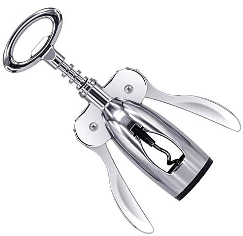Bridge2shopping Stainless Steel Wine Bottle Opener Wing Corkscrew Opener Spiral Drill 2