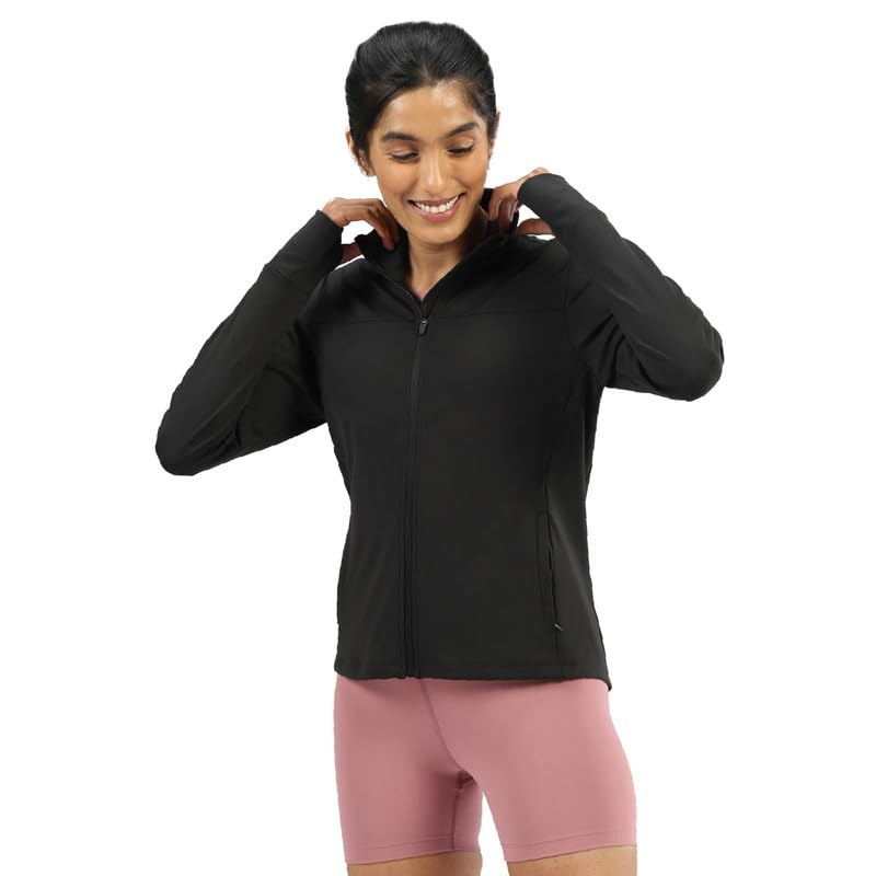 Women Level Up Jacket | Convertible Collar | Windlyt Fabric | Full Sleeves with Thumbhole | Tracksuit for Women
