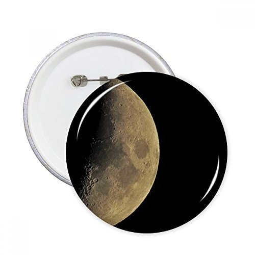 Pins badge bouton demi planète dark night en lot de 5 pièces multicolores taille S
