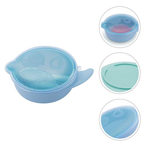 Toyvian 1 Conjunto Tigela de AlimentaÃ§Ã£o de BebÃª Com Colher Pp Tigela de PlÃ¡stico Recipiente de