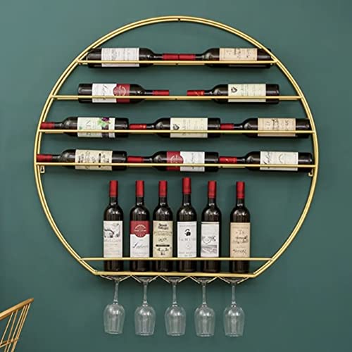 Casier à vin mural compact dorée pour libérer de l'espace sur le comptoir
