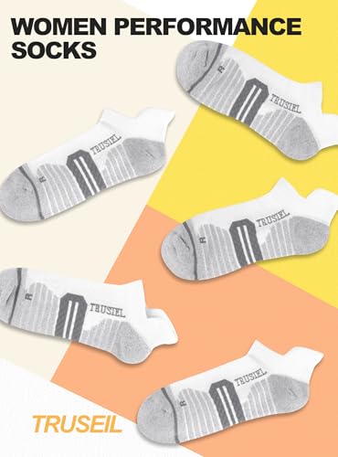 Image of Trusiel Women Ankle Compression Athletic Running Socks Low Cut 5 Pairs