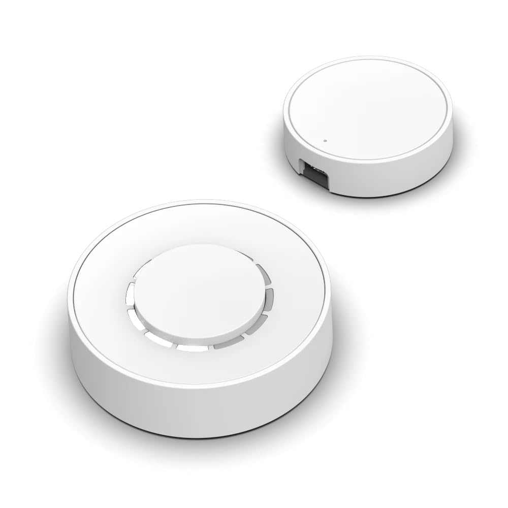 Flic Twist Starter-Pack: Controlador sin cables – Controla luces, música, persianas y rutinas con presión, giro, doble presión. Incluye Flic Twist y Hub Mini, configurable.