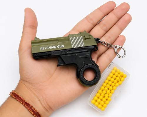 Celestial Toys Mini Toy Pistol Keychain with BB Pellets - Image 2