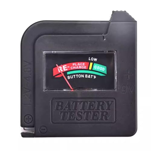 BT860 Battery Tester Fast Response Time Battery Tester Electrical Equipment Accessory for 9V 1.5V Button Cell