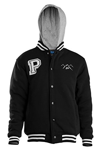 The Polar Club MENS' FLEECE VARSITY BASEBALL JACKET2