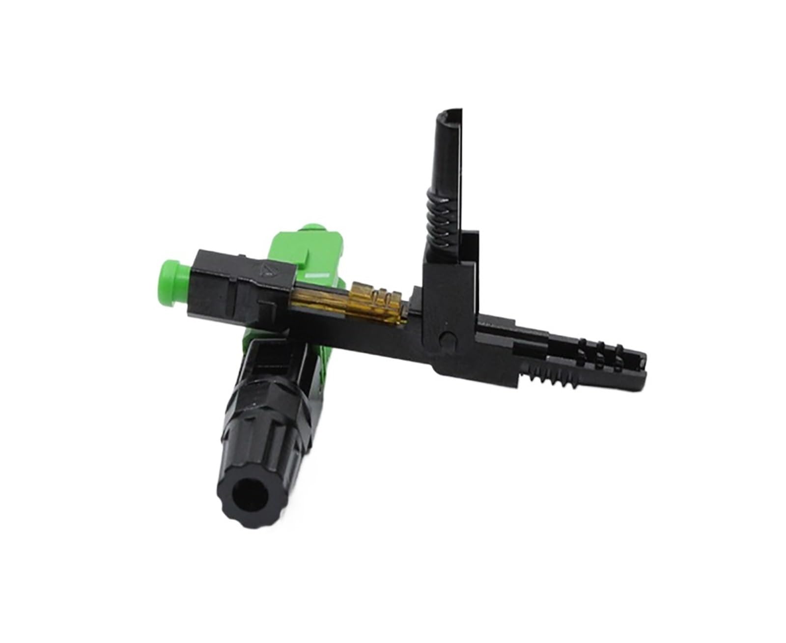 Épisseur de Fibre Optique Adaptateur de Fibre Optique Rapide à Froid SC/APC, Assemblage sur site, 55 mm/60 mm, Perte d'insertion ≤ 0,3 DB, 100 pièces