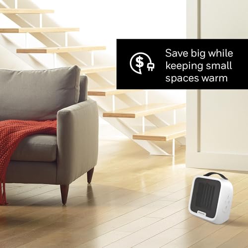 Honeywell UberHeat Plus Ceramic Space Heater for Small Rooms, White by Honeywell - Image 6