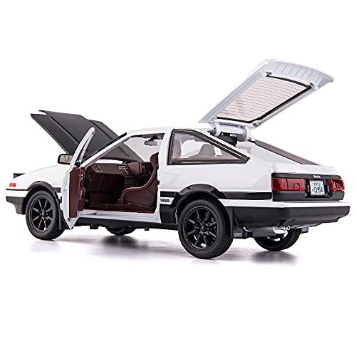 BDTCTK Modelo Auto AE86 Initial D 1:24 Negro miniatura 5