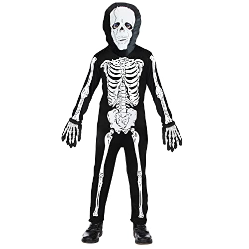W WIDMANN MILANO Party Fashion - Costume d'enfant squelette, costume pour Halloween, costumes de carnaval enfants, combinaison
