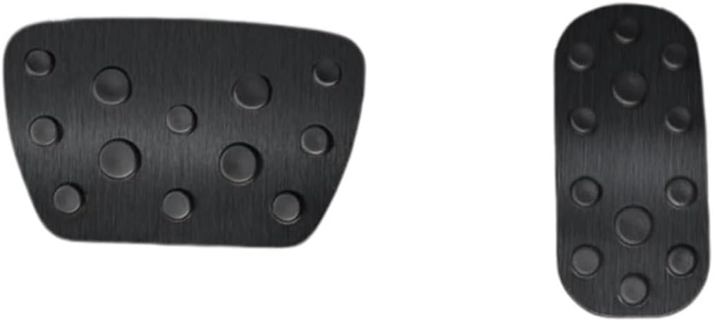 Compatible with 2022-2026 Toyota Lexus 600 700 LX600 LX700 Anti-Slip Aluminum Alloy Brake Accelerator Pedal Cover Car Protection Accessories(LX600 A Style Silver)