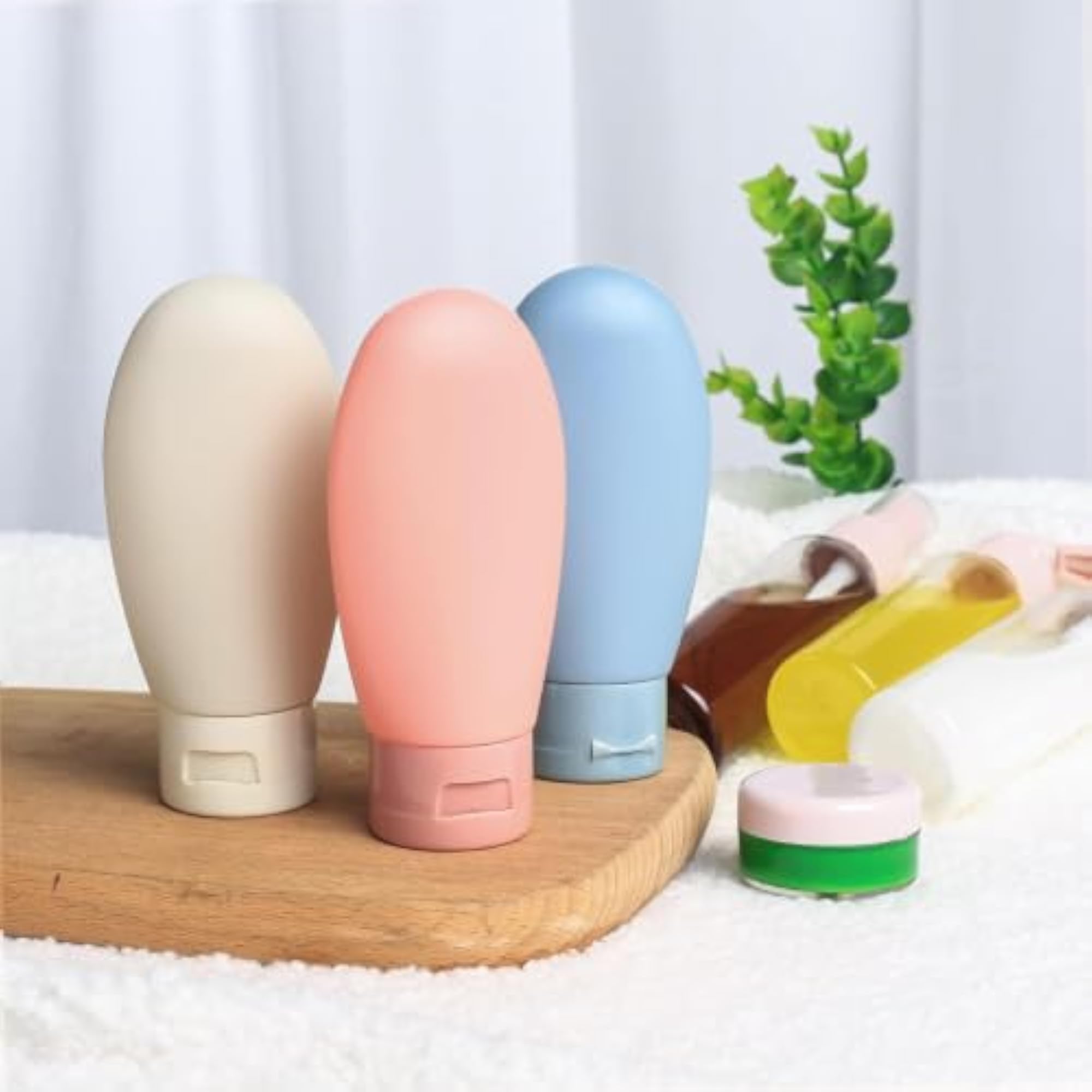 11-in-1 Travel Bottles Kit, Leak-Proof Silicone Containers