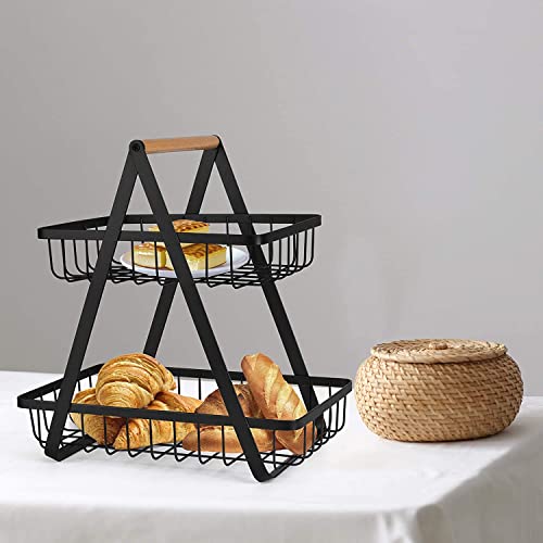 ECVV 2-Tier Countertop Fruit Storage Rack