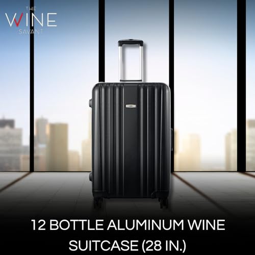 Valise pour bouteille de vin en aluminium voyagez l'esprit tranquille - 2