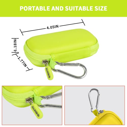 Image of USB Flash Drive Case, SD Card /Thumb Drive /Memory Cards Holder, Bag Only | SDXC /SDHC Storage, Electronic Accessories Organizer for SanDisk / for Samsung, for Students /IT /Office /School /Travel, Green
