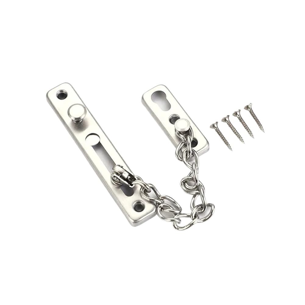 Door Security Chain Latch, Safety with Mount Screws