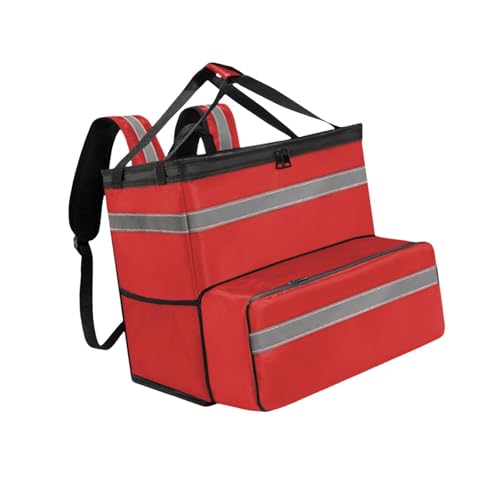 Sac à dos isotherme de livraison avec fermeture éclair lisse et étanche