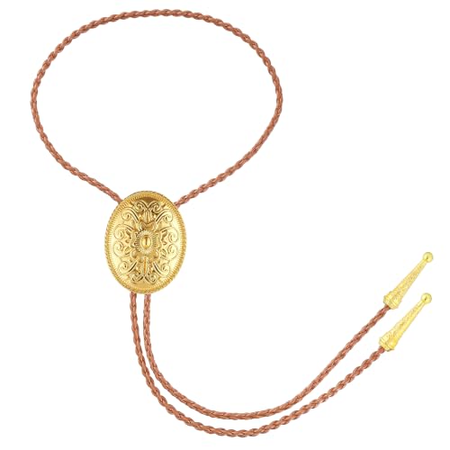 Image of Jeilwiy Bolo Tie for Men, Western Bolero Tie Cowboy Ties Native American Cowgirl Bolo Tie Accessories for Men Women