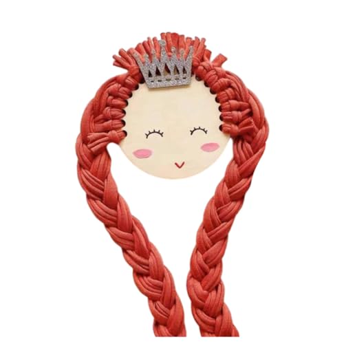 Rangement pinces à cheveux en bois tissu kaki pour ne plus perdre les barrettes d'enfants