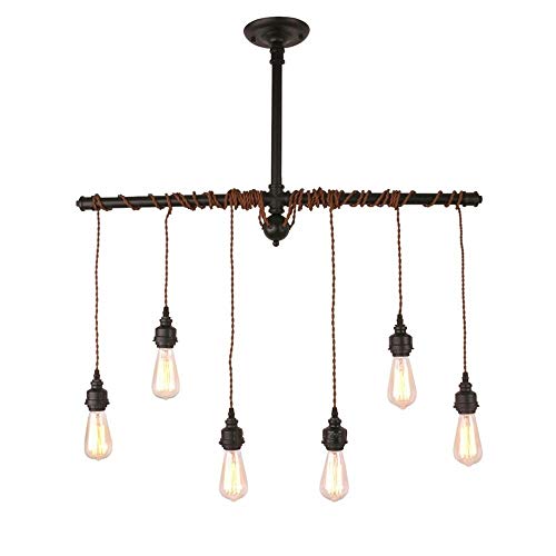 Lustre suspension créative en fer pour éclairage architectural