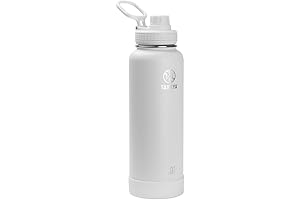 Takeya Actives 40 oz Vacuum-Insulated Stainless Steel Water Bottle