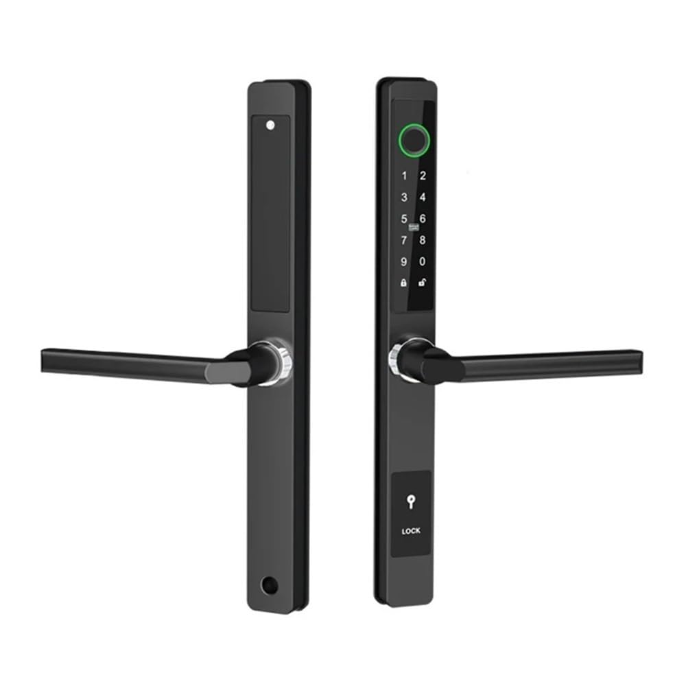 Serrure TTLock pour porte coulissante en alu : entrez sans clé grâce au badge RFID et code