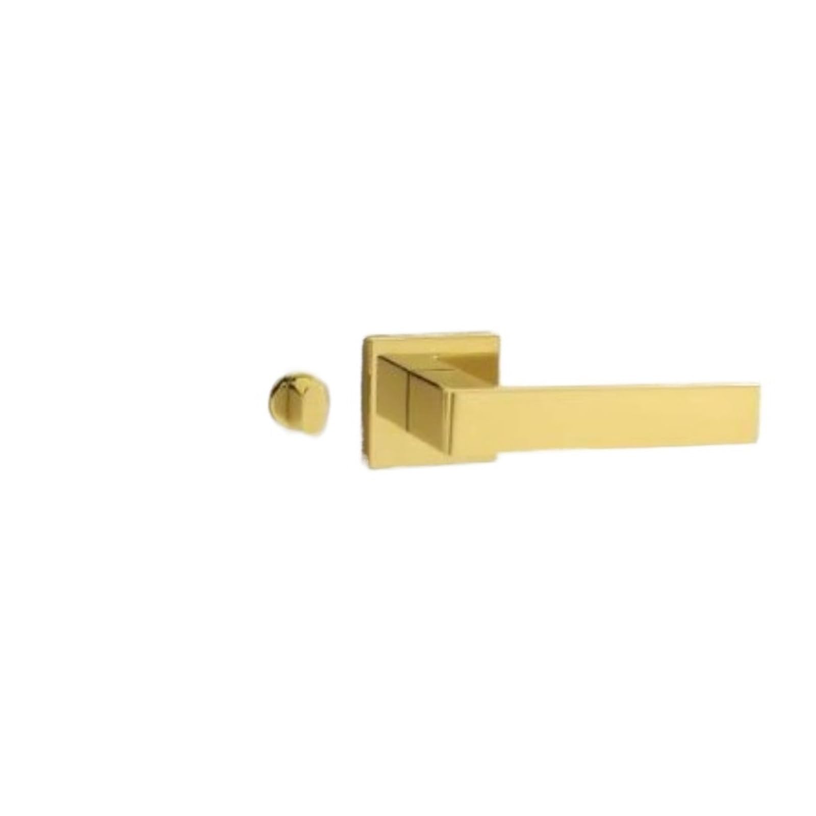 NYRXRYTCA Minimalist Door Lock Indoor Bedroom Door Lock Door Handle Modern Magnetic Silent Lock Ecological Wooden Door Lock zinc Alloy Lock(PVD)