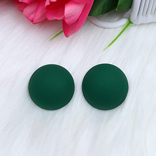 Boucles d'oreilles goujon rondes et légères simples pour look chic - 2
