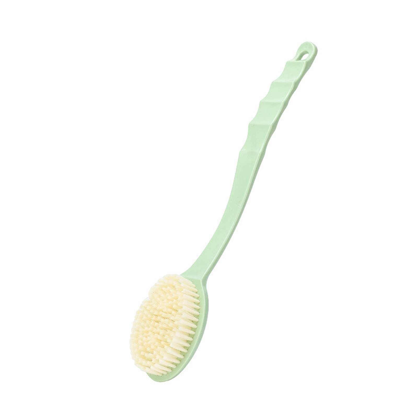 QBOMB Back Scrubber For Shower Exfoliating Body Massage Shower Brush Soft Bristle Bath Brush Spa Woman Man Remove Dead Skin Back Body Brush Cleaning Tools (Color : Dark blue)