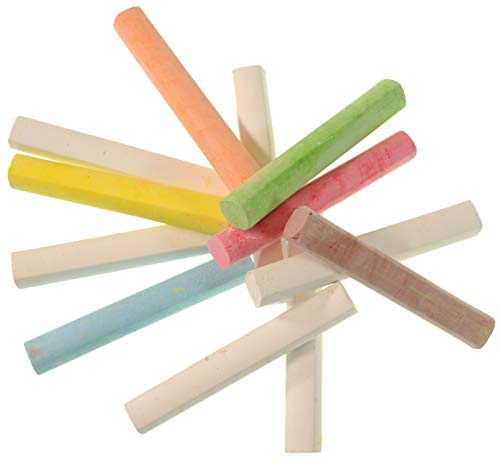 Corvus 190670 Chalk 12 Pieces White Colored, Multi