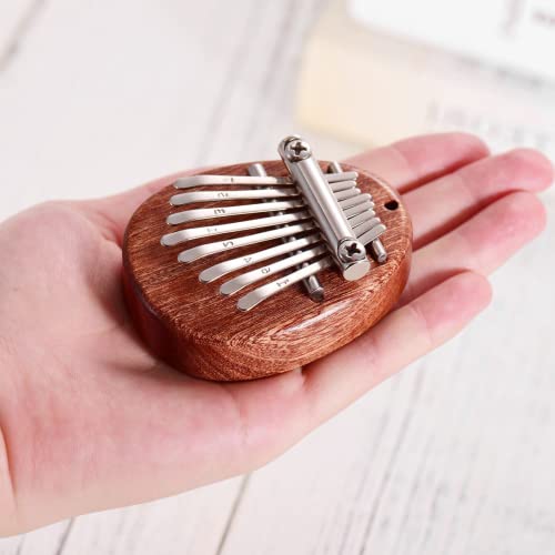 Kalimba Instrument – Piano à pouce 8 touches Instrument de musique portable – Mini Kalimba Thumb Piano pour enfants et… - Les Beatles, Paul McCartney, John Lennon, RIngo Starr, George Harrison Kalimba Instrument – Piano à pouce 8 touches Instrument de musique portable – Mini Kalimba Thumb Piano pour enfants et… – Image 5