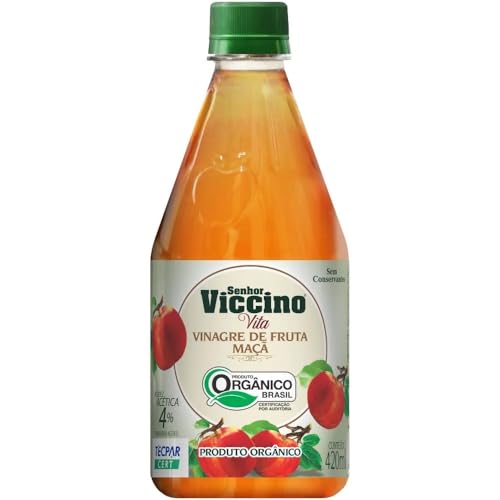 Vinagre De Maçã Senhor Viccino Vita Orgânico 420ml