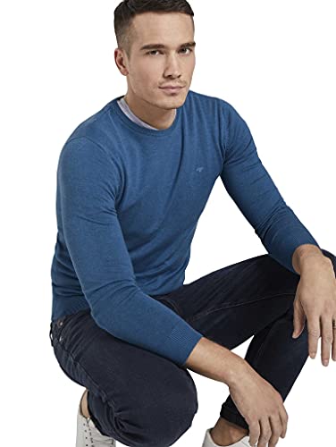 TOM TAILOR Herren Basic Strickpullover mit Crewneck – Ansicht 2