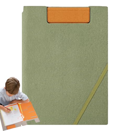 Rangement de classeur A4 et organiseur de bloc-notes avec pince stable pour bureau